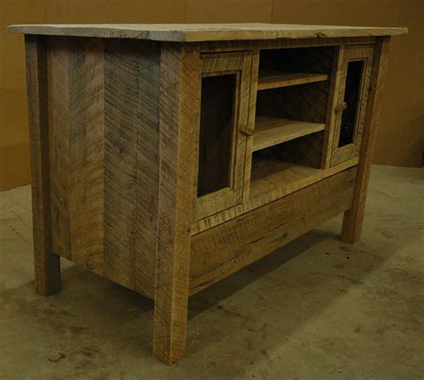 Custom Rustic Oak Entertainment Center by Custom Corners Llc ...