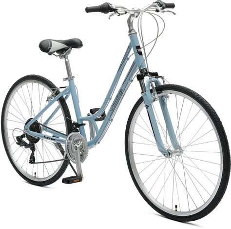 Retrospec Barron Comfort Hybrid Bike 21-Speed Step-Through with Front ...