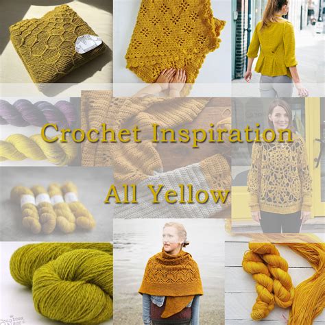 Crochet Inspiration: All Yellow – A Spoonful of Yarn