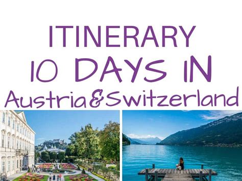 How to Create the Best Switzerland and Austria Itinerary - Arzo Travels