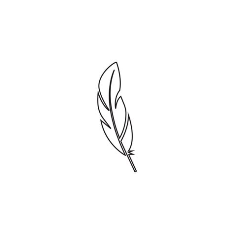 Feather icon vector illustration template design 10060573 Vector Art at Vecteezy