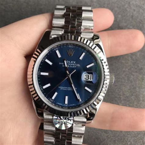 Rolex Datejust Blue Dial 41mm • Super Clone Watches