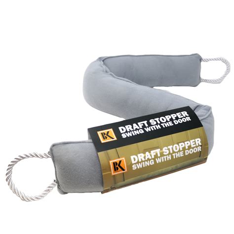 Door Draft Stopper Blocker - Gray Under Door Weather Insulator Seal 37 ...