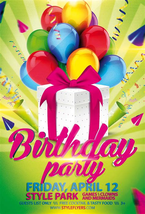 Birthday Flyer Template | [#] New Concept