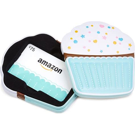 Amazon.com $75 Gift Card in a Birthday Cupcake Tin (Birthday Cupcake ...