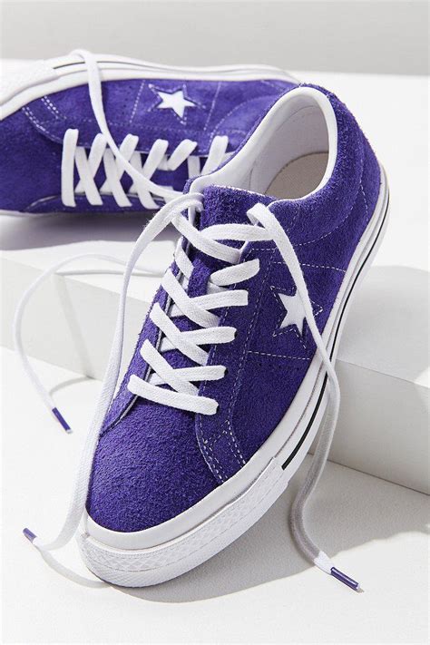 Converse Converse One Star Suede Sneaker in Purple | Lyst