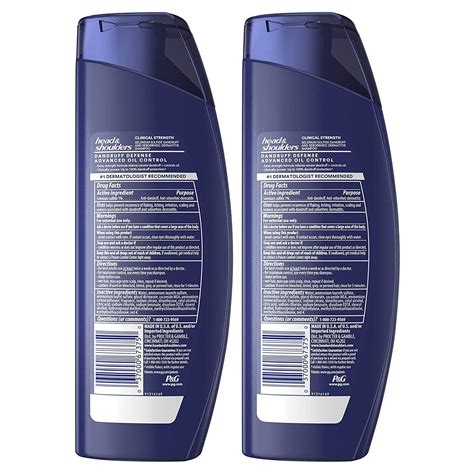 Head & Shoulders Clinical Strength Dandruff Shampoo Twin Pack, Advanced ...