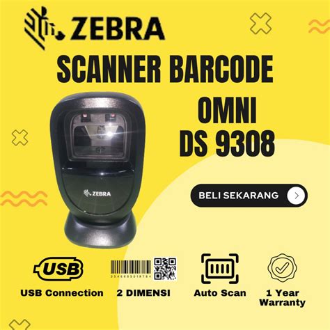 Jual SCANNER BARCODE ZEBRA DS9308 2D | Shopee Indonesia