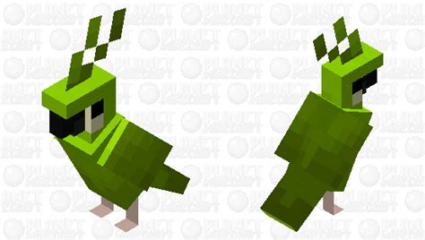 Green parrot Minecraft Mob Skin