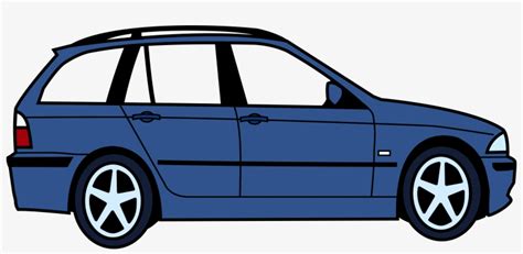 Download Free Vector Bmw Touring Clip Art - Car Side View Clipart ...