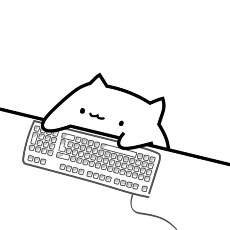 Bongo cat on keyboard raging m | NFT Collection | Airnfts