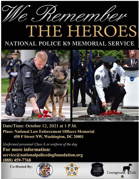 National Police K9 Memorial Service