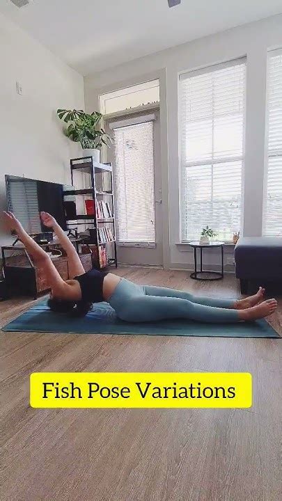 Fish Pose (Matsyasana) Variations #yoga #fishpose #matsyasana #ytshorts ...