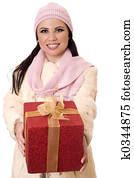 Christmas Gift Wrapped Pink Ribbon Images and Stock Photos. 2,508 christmas gift wrapped pink ...