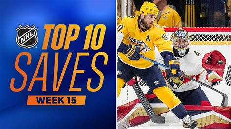 Top 10 Saves from Week 15 | 2023-24 NHL Season - The Hockey Buzz