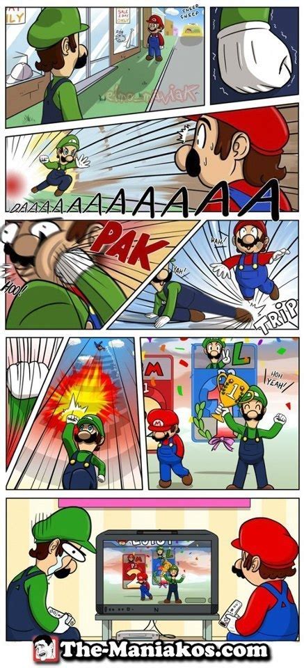 # Mario Vs Luigi. - Meme by Justixeux :) Memedroid