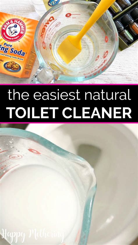 Easiest Natural Toilet Cleaner Recipe in 2020 | Natural cleaning ...