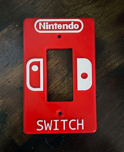 Nintendo Switch Light Switch Plate rocker Switch - Etsy