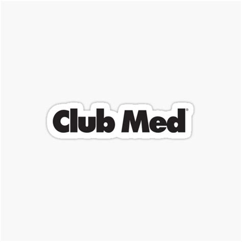 "Club Med Vintage Logo" Sticker by RayOtis | Redbubble