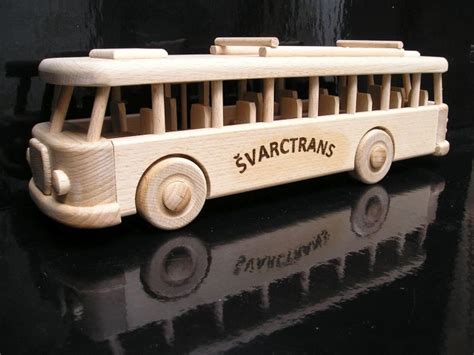 Wooden bus toy - Wooden Gifts SOLY