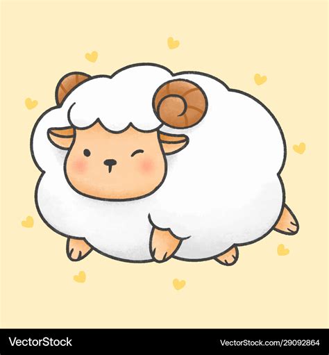 Cute Sheep Cartoon