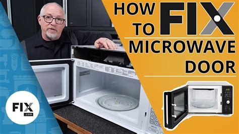 How to Remove and Replace a Microwave Door | FIX.com - YouTube