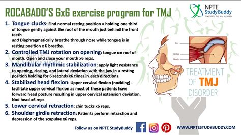 Tmj Exercises Patient Handout