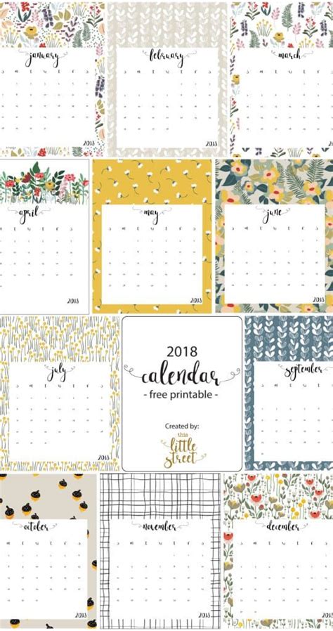 2024 FREE Cute Printable Calendars: monthly & yearly | YesMissy ...