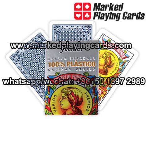 Quality Fournier 2100 Marked Cards for Poker Tricks