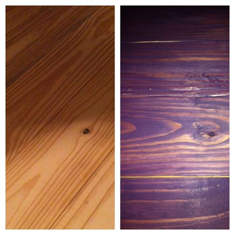 Purple wood stain!!! | Purple wood stain, Staining wood, Wood stain colors