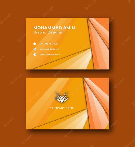 Premium Vector | Marketing business id card template