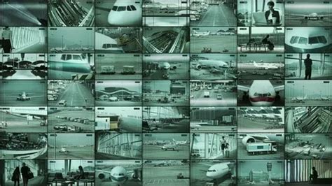 CCTV Camera on the Airport terminal, spl... | Stock Video | Pond5