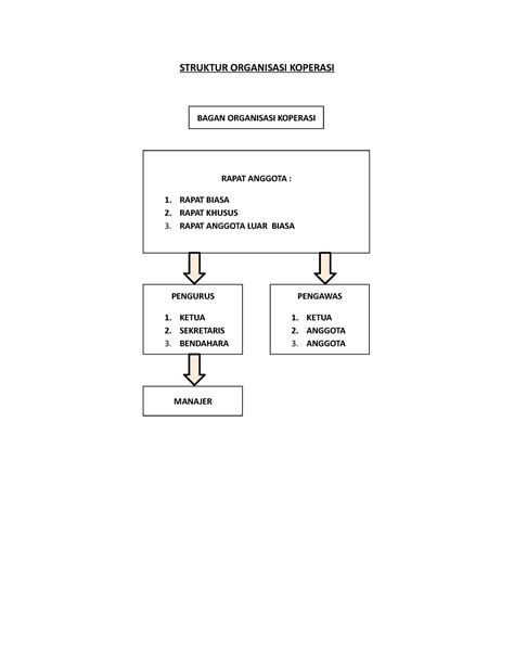 Bagan Koperasi di Tanimbar - STRUKTUR ORGANISASI KOPERASI BAGAN ORGANISASI KOPERASI RAPAT ...
