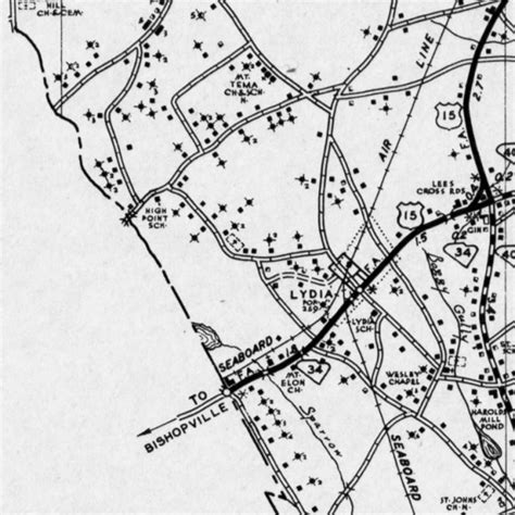 DARLINGTON COUNTY - Old SCDOT MAPS - Darlington County