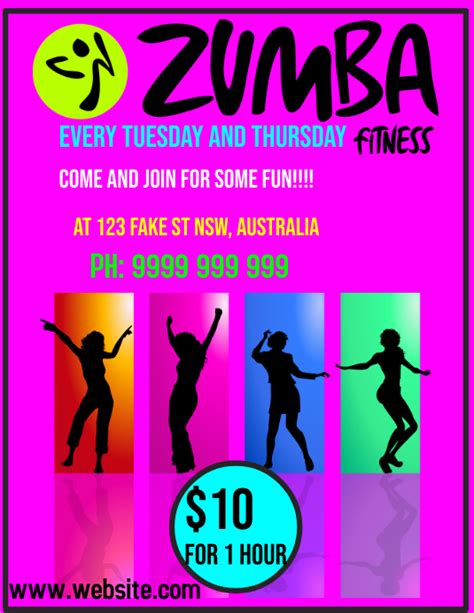 Zumba Flyer Template