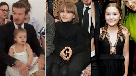 Harper Beckham being mum Victoria Beckham's biggest cheerleader ...