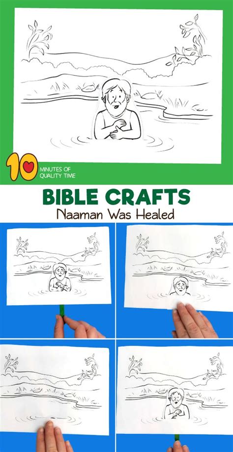 Elisha and Naaman Craft | Bible school crafts, Bible crafts sunday school, Sunday school crafts ...