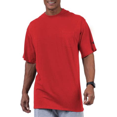 Champion - Champion Men's Big & Tall Classic Cotton Jersey Pocket T ...