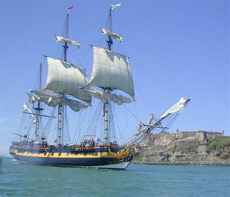 Sailing Ships Of The 1700S | The "ROSE" passing El Morro Fortress as she enters San Juan harbor ...