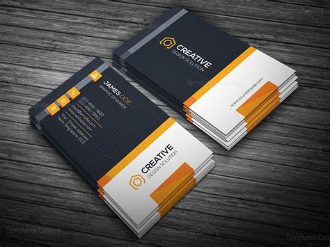 Creative Modern Business Card Template 000101 - Template Catalog