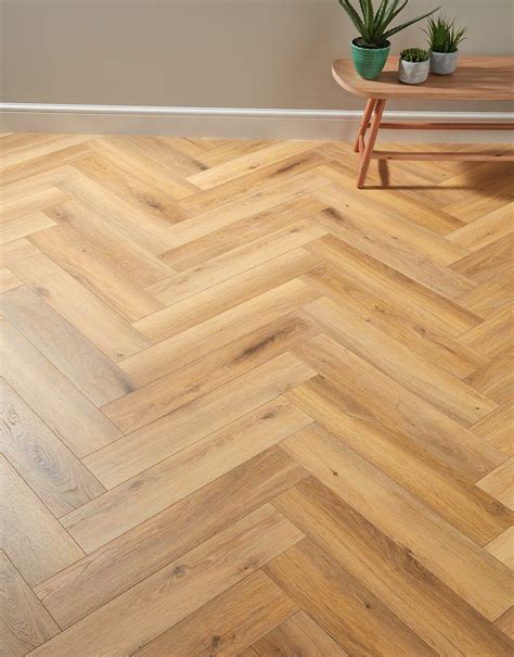 Herringbone - Bayside Oak Laminate Flooring | Flooring Superstore