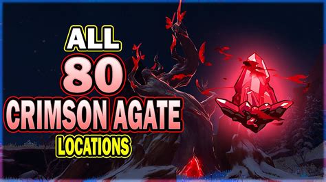 All 80 Crimson Agate Locations - Detailed Guide for Dragonspine Oculus with Timestamps & Easy ...