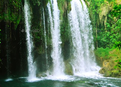 waterfalls in Antalya Stock Photo by ozaiachin | PhotoDune