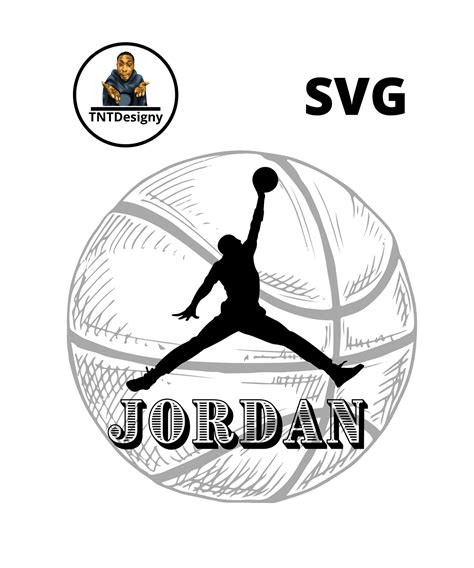 Air Jordan Jump Logo Basketball Emblem Logo SVG Cutting Files | Etsy