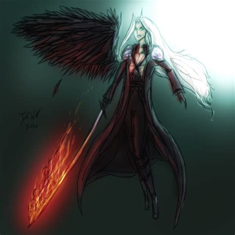 Sephiroth - Final Fantasy 7 fan art by FenrirArtGEM on Newgrounds