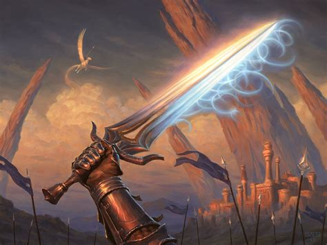 MtG Art: Sword of Truth and Justice from Modern Horizons Set by Chris Rahn - Art of Magic: the ...