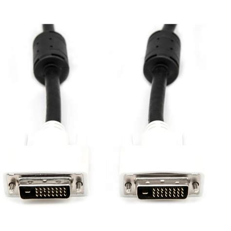 Rocstor Premium 10ft DVI-D Dual Link Monitor Extension Cable M/F, White/Black - Walmart.com ...