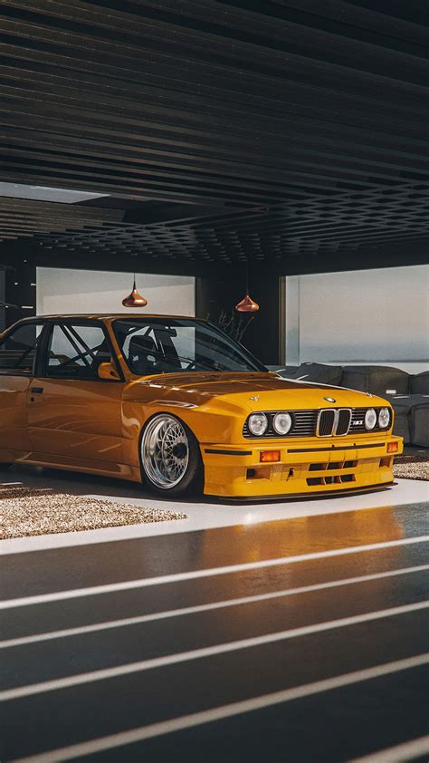 BMW E30 DTN T7 Yellow E36 Cabrio, 325i E30, Wallpaper Carros, Carros ...