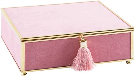 Pink Velvet Jewelry Box - Gifts and More