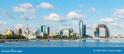 Skyline in Baku, Azerbaijan Editorial Image - Image of district, absheron: 198313965